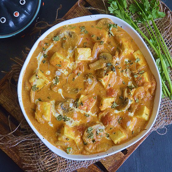 Instant Pot Mushroom Paneer Masala