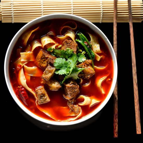 Knife-Cut Noodles with Beef