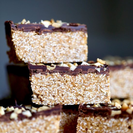 Healthier Peanut Butter Bars