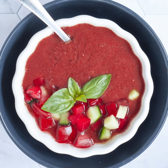 Gazpacho Watermelon Soup