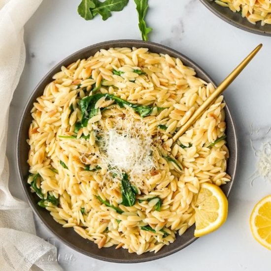 Instant Pot Lemon Parmesan Orzo