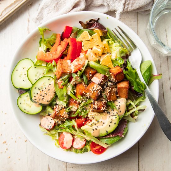 Marinated Tofu Salad