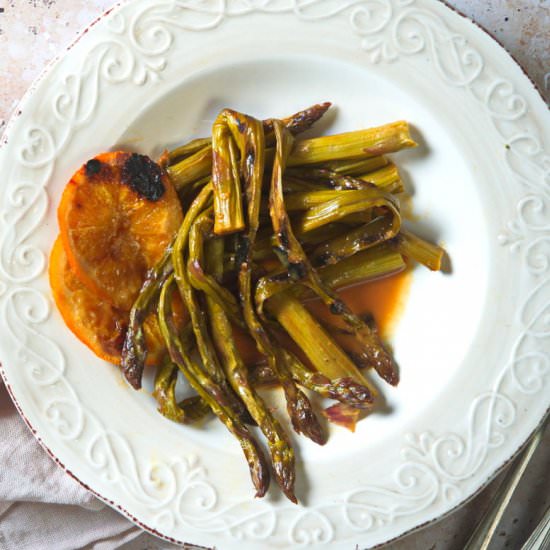 Grilled Asparagus in Foil