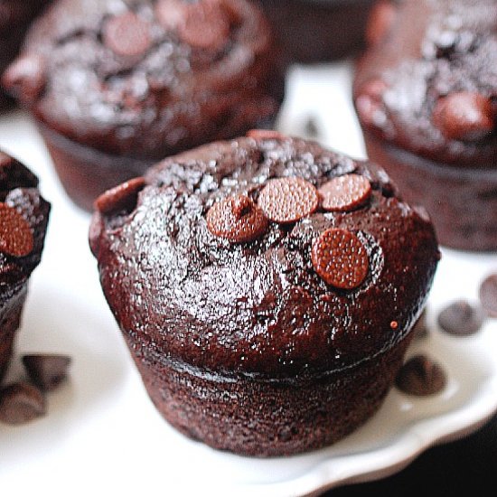 Chocolate milk muffins