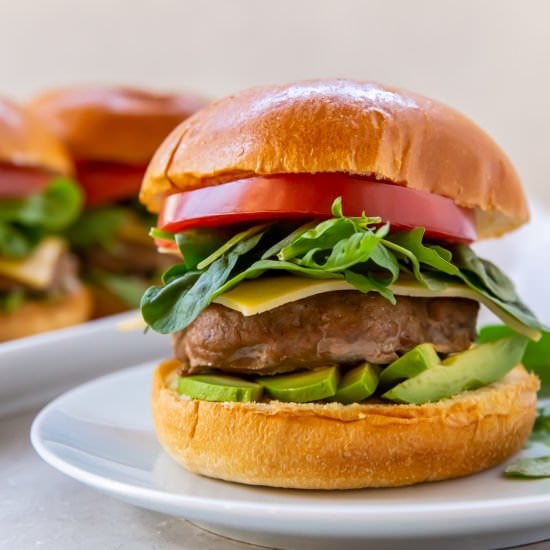 Air Fryer Turkey Burgers