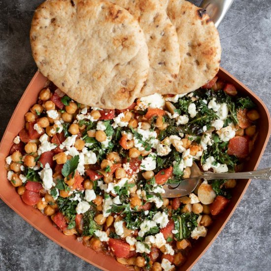 Mediterranean Chickpea Skillet