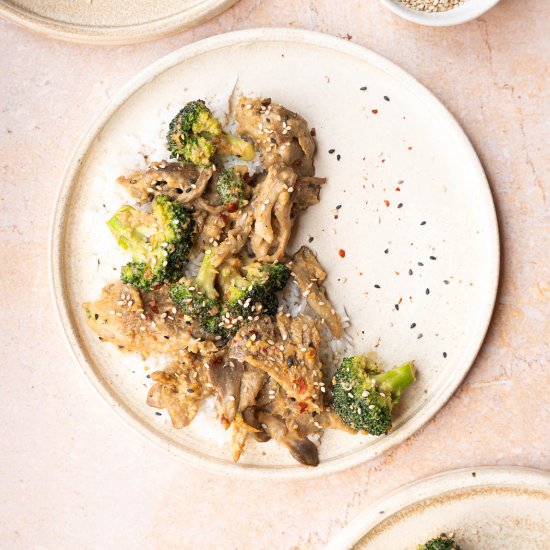 Oyster Mushroom Stir Fry