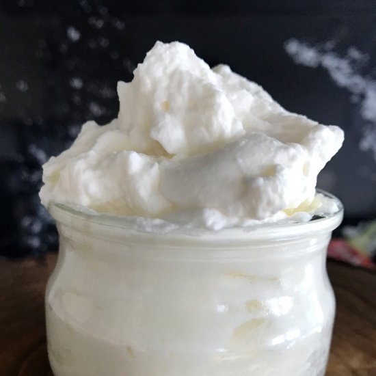 Homemade Whipped Cream Topping