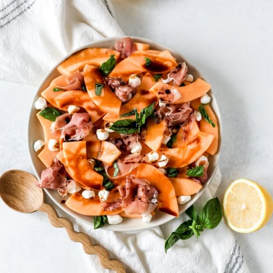 Cantaloupe and Prosciutto Salad