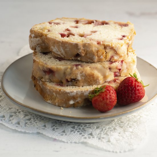 Glazed Strawberry Bread!