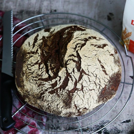 Spelt Bread with Blueberry Wild Yea