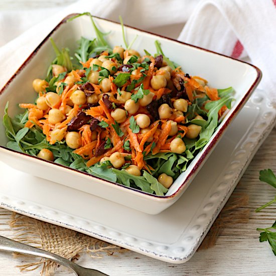 Chickpea Salad with Carrots