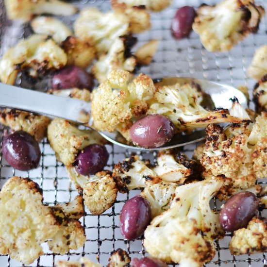 Air Fryer Greek Cauliflower