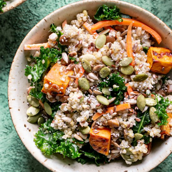 Creamy Tahini Quinoa Bowls