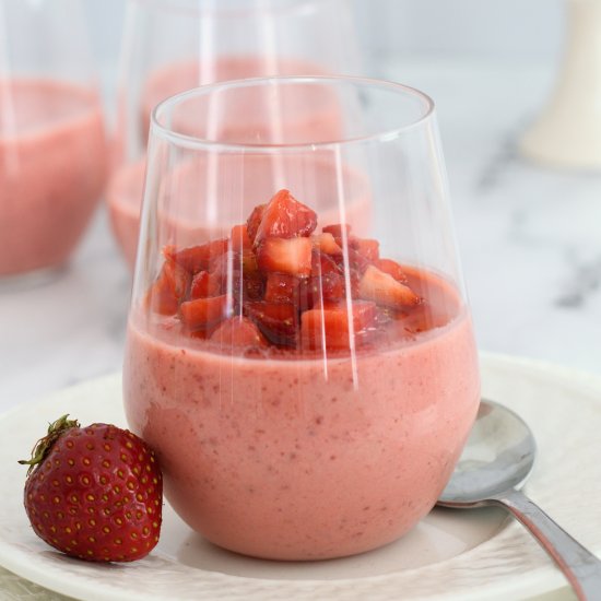 Strawberry Panna Cotta