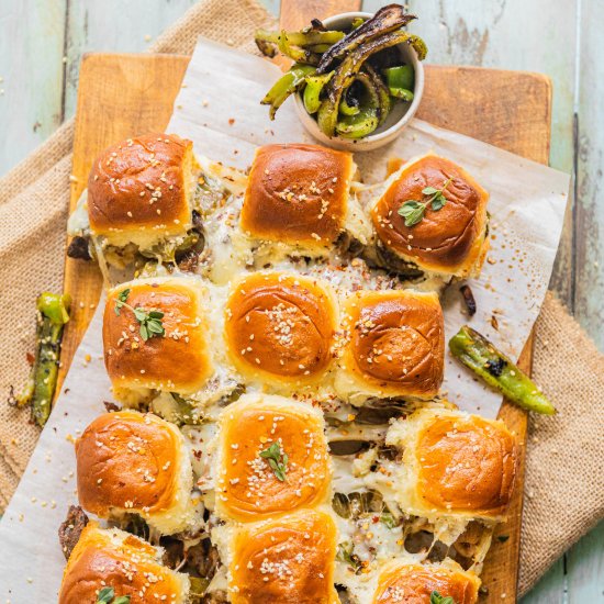 Philly Cheesesteak Sliders