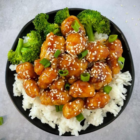 Vegan Sesame Chicken