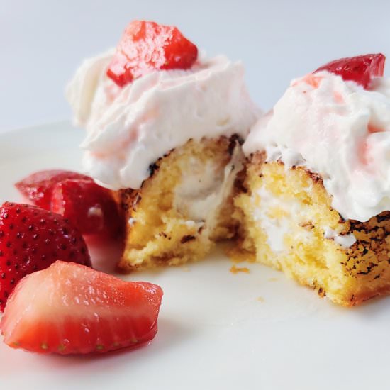 Torched Twinkie Strawberry Shortcak