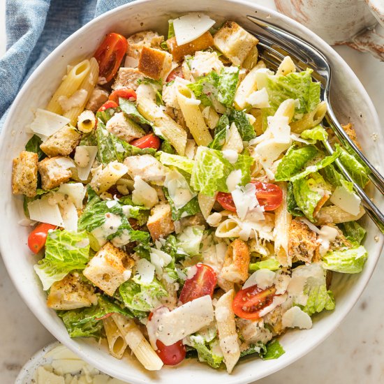 Chicken Caesar Pasta Salad