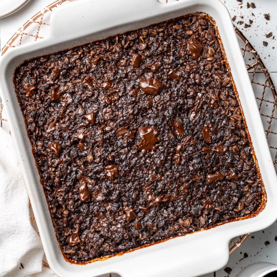 Chocolate Baked Oats