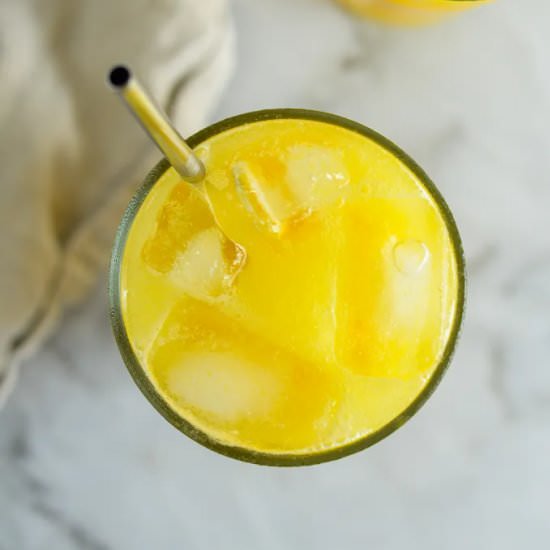 Mango Coconut Vodka Cocktail