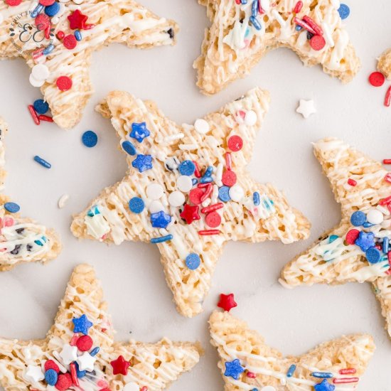 4th of July Rice Krispie Treats