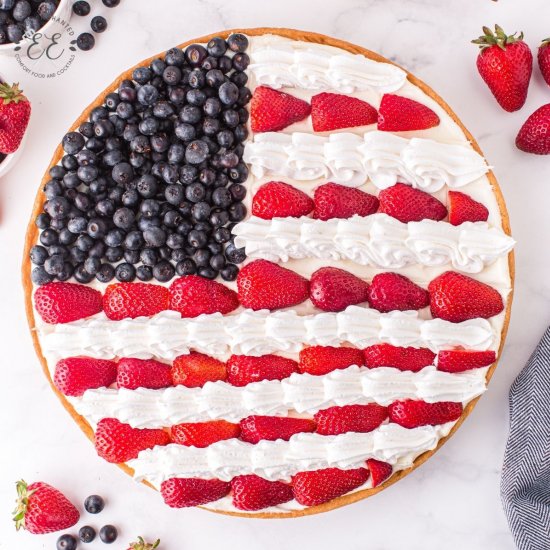 4th of July Fruit Pizza