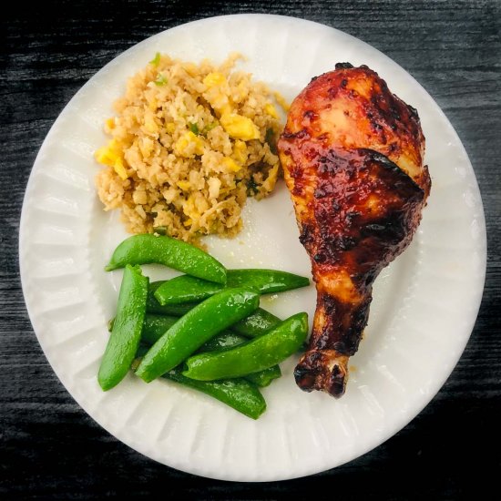 Sticky Keto Drumsticks in Air Fryer