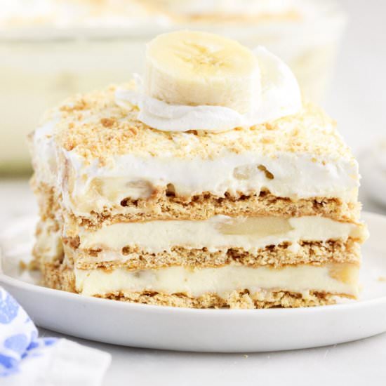 Banana Cream Pie Icebox Cake