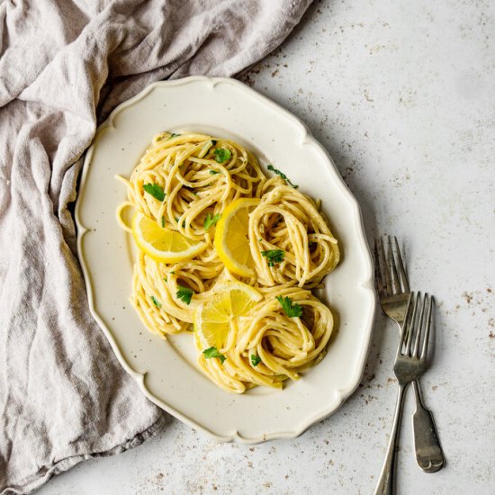 Easy Lemon Mascarpone Pasta