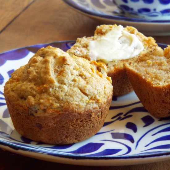 Whole Wheat Carrot Muffins