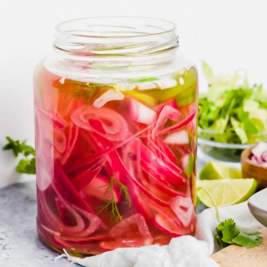 Quick Pickled Red Onions