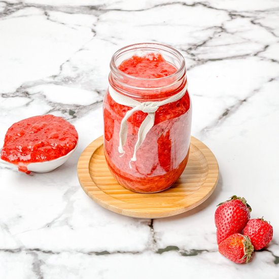 Low-Sugar Strawberry Freezer Jam