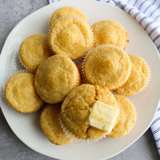 Homemade cornbread Muffins