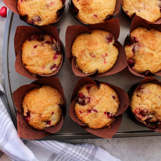 Bakery Orange Cranberry Muffins