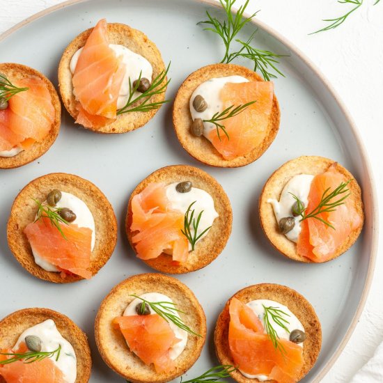 Smoked Salmon Canapés