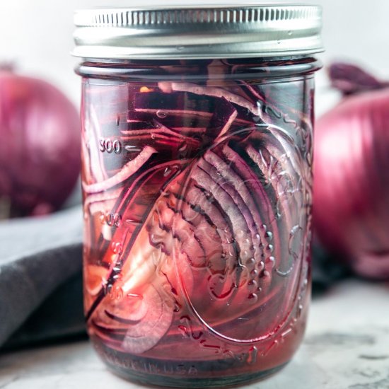 Quick Pickled Red Onions