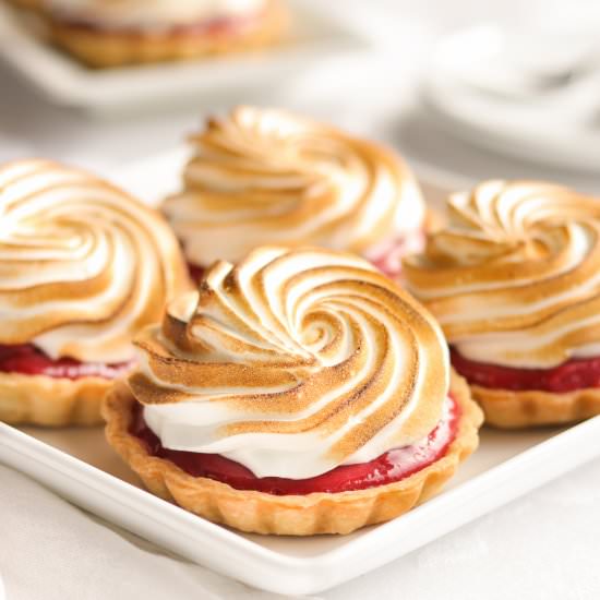 Raspberry Meringue Tarts