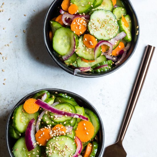 Cucumber Carrot Salad