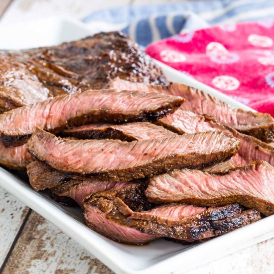 Honey Balsamic Flat Iron Steak