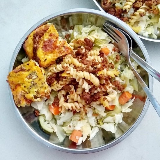 Meatless “Meat Sauce” Pasta