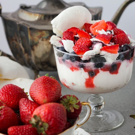 Red, White, and Blue Eton Mess