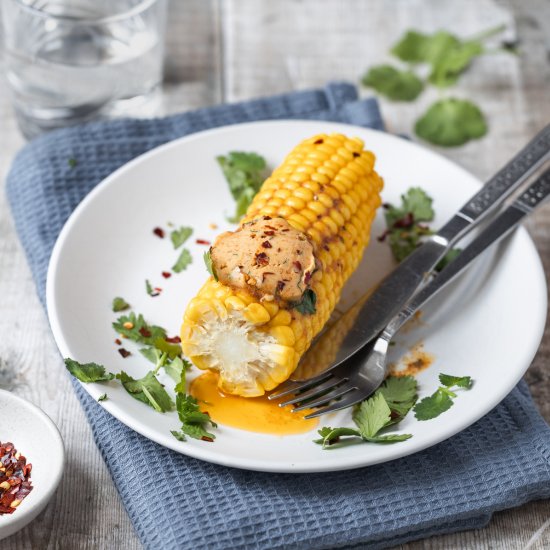 Corn with Indian Spiced Butter