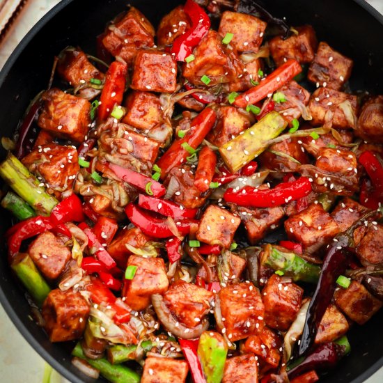 Szechuan Tofu Stir-Fry