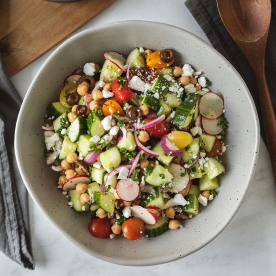 Mediterranean Cucumber Salad