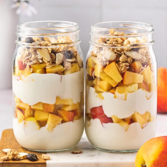 Peach Yogurt Parfaits