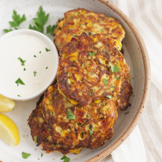 Zucchini Corn Fritters