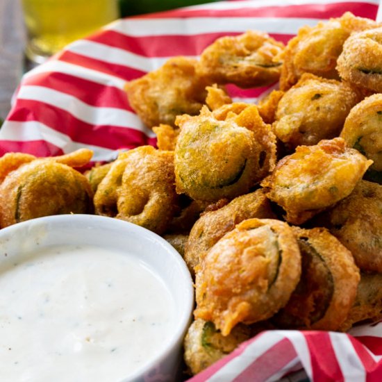 Deep Fried Jalapeno Slices