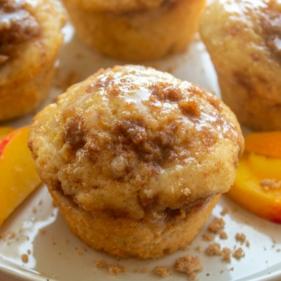 Peach Streusel Muffins