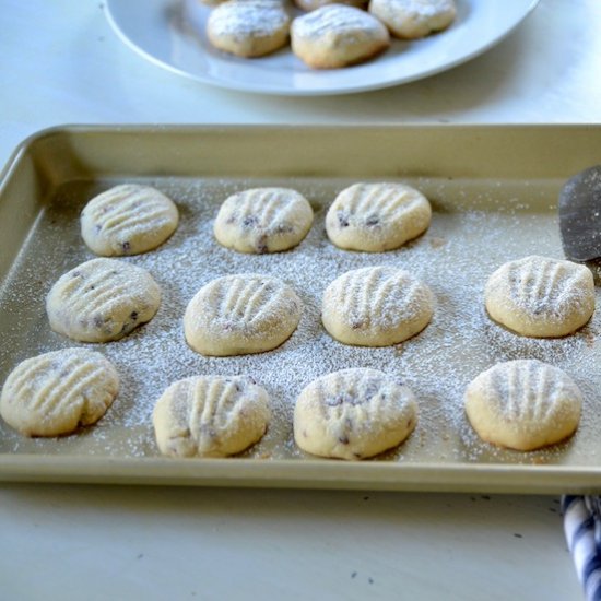 Cranberry Shortbread Cookies